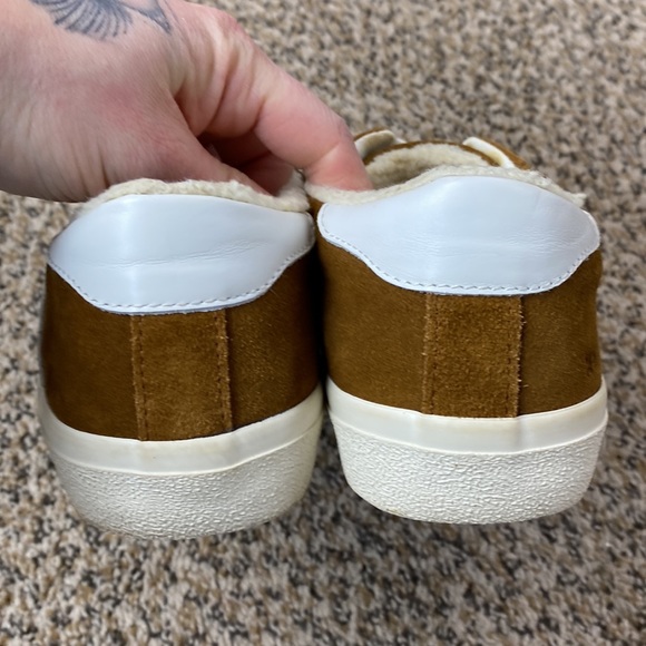 Madewell Sidewalk Low Top Suede Sherpa Sneakers - Picture 6 of 10
